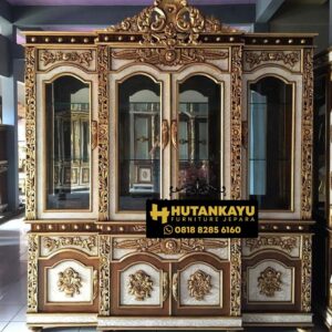 Lemari Hias Pajangan Ukir Mewah