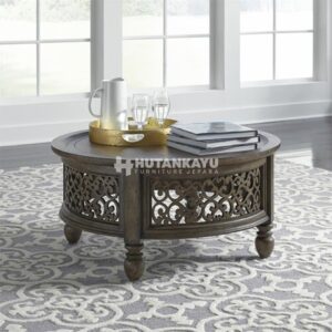 Meja Coffee Ukir Table