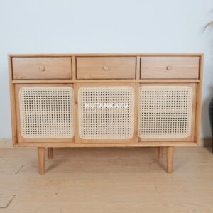 Bufet TV Hagan Meja TV Hutankayu Furniture Mebel Jati Jepara 01