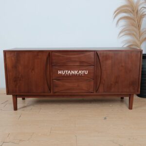 Bufet TV Harper Meja TV Hutankayu Furniture Mebel Jati Jepara 01
