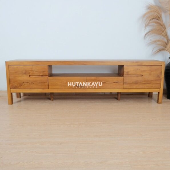 Bufet TV Heather Meja TV Hutankayu Furniture Mebel Jati Jepara 01