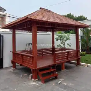 Gazebo Kayu Jati 2,5x3,5