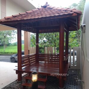 Gazebo Kayu Jati 2x2