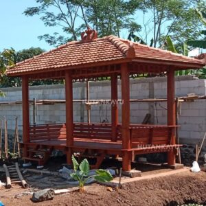 Gazebo Kayu Kelapa 2x4 Kayu Glugu