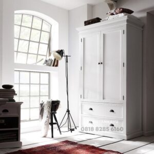 Lemari Pakaian Minimalis Klasik 2 Pintu