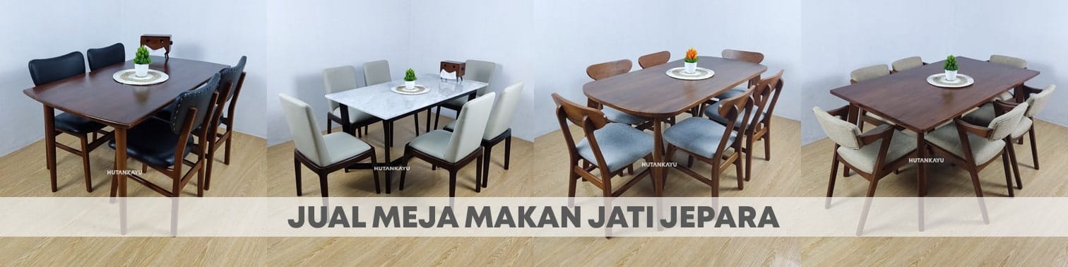 Header Meja Makan Minimalis Hutankayu Furniture Mebel Jati Jepara