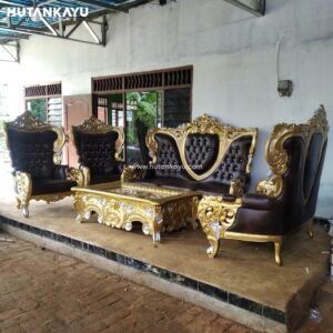 Kursi Tamu Ukir Bellagio 3211 Jati Jepara Mewah