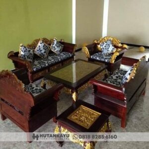 Kursi Tamu Madura Ukir Jati Mewah