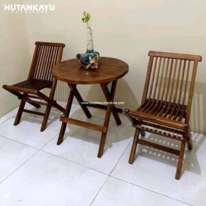 Kursi Teras Lipat Bulat