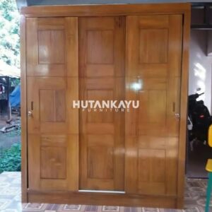 Lemari Pakaian Edelhart 3 Pintu Sliding