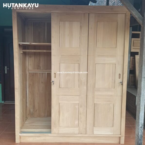 Lemari Pakaian 3 Pintu Sliding - Image 3