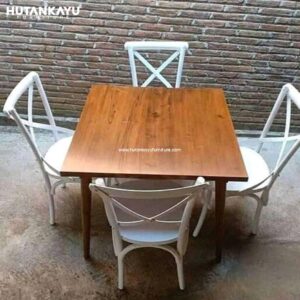 Meja Makan Cafe Set Egan