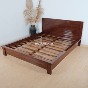 Tempat Tidur Dipan Minimalis Klasik Ranjang Kayu Jati Hutankayu Furniture Mebel Jati Jepara 01