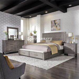 Set Kamar Tidur Klasik Antik Jati Minimalis