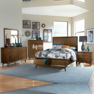 Set Kamar Tidur Minimalis Jati Retro