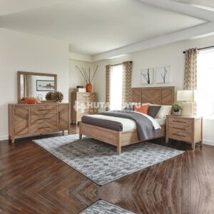 Set Kamar Tidur Minimalis Light Brown