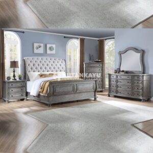 Set Kamar Tidur Mewah Grey