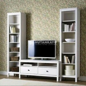 Backdrop TV Minimalis White Simple