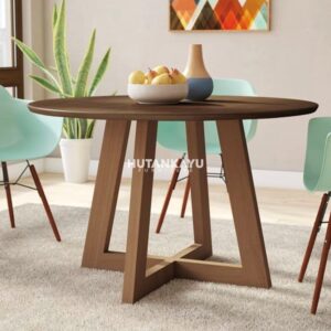 Meja Makan Lafi Meja Cafe Kafe Resto Hutankayu Furniture Mebel Jati Jepara