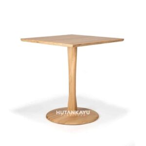 Meja Makan Laila Meja Cafe Kafe Resto Hutankayu Furniture Mebel Jati Jepara