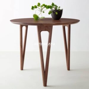 Meja Makan Laksmi Meja Cafe Kafe Resto Hutankayu Furniture Mebel Jati Jepara