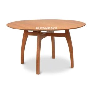 Meja Makan Lala Meja Cafe Kafe Resto Hutankayu Furniture Mebel Jati Jepara