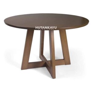 Meja Makan Lang Meja Cafe Kafe Resto Hutankayu Furniture Mebel Jati Jepara