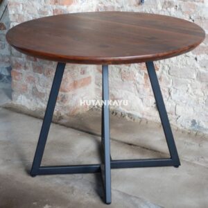 Meja Makan Lara Meja Cafe Kafe Resto Hutankayu Furniture Mebel Jati Jepara