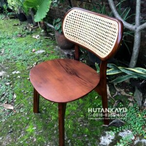 Kursi Cafe Jati Modern Mix Rotan Minimalis  Kursi Kafe Resto