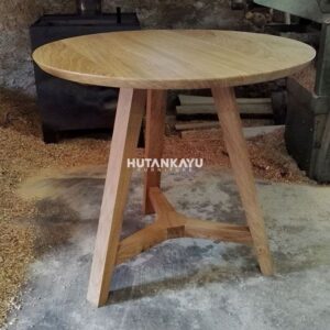 Meja Makan Latif Meja Cafe Kafe Resto Hutankayu Furniture Mebel Jati Jepara
