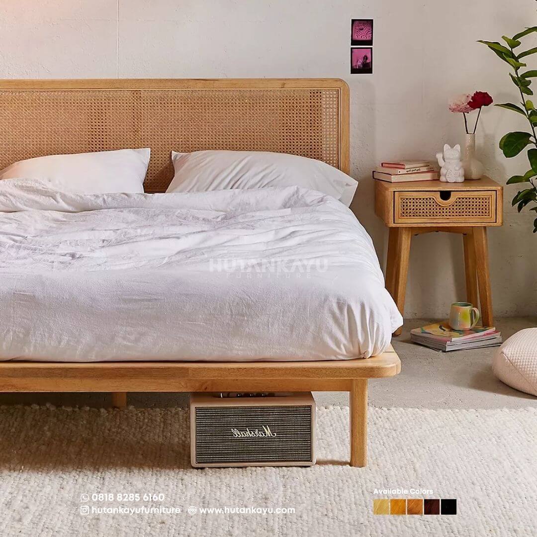Tempat Tidur CAKRA Dipan Ranjang Kayu Jati - Image 4