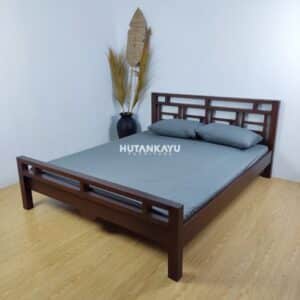 Tempat Tidur Dipan Damien Ranjang Minimalis Kayu Jati Hutankayu Furniture Mebel Jati Jepara 01