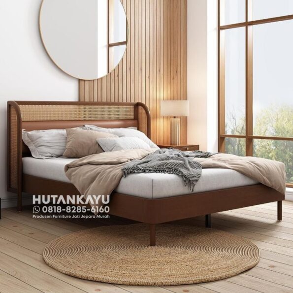 Tempat Tidur Dipan Ranjang Baka Kayu Jati