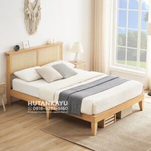 Tempat Tidur Dipan Ranjang Bakali Kayu Jati