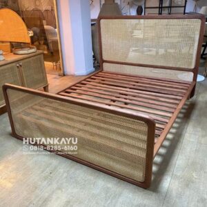 Tempat Tidur Dipan Ranjang Bima Kayu Jati