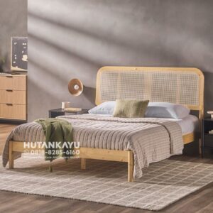 Tempat Tidur Dipan Ranjang Braza Kayu Jati