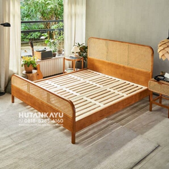 Tempat Tidur Dipan Ranjang Cokro Kayu Jati