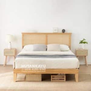 Tempat Tidur Dipan Ranjang Dafa Kayu Jati