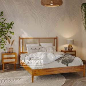 Tempat Tidur Dipan Ranjang Dava Kayu Jati