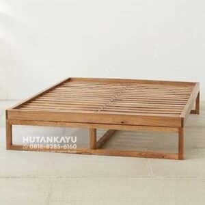 Tempat Tidur Dipan Ranjang Gamaka Kayu Jati