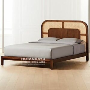 Tempat Tidur Dipan Ranjang Gravia Kayu Jati