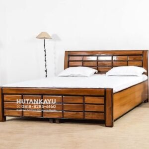 Tempat Tidur Dipan Ranjang Gravika Kayu Jati