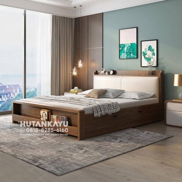 Tempat Tidur Dipan Ranjang Kapa Kayu Jati