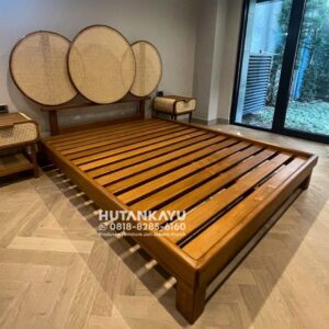 Tempat Tidur Dipan Ranjang Kirana Kayu Jati