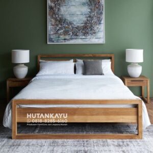 Tempat Tidur Dipan Ranjang Krama Kayu Jati