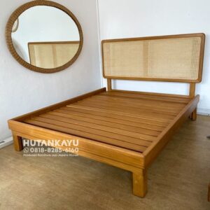 Tempat Tidur Dipan Ranjang Markina Kayu Jati