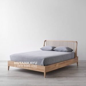 Tempat Tidur Dipan Ranjang Marla Kayu Jati