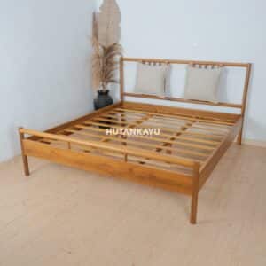 Tempat Tidur Dipan Ranjang Mekara Kayu Jati Hutankayu Furniture Mebel Jati Jepara 01