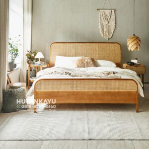 Tempat Tidur Dipan Ranjang Saga Kayu Jati