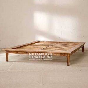 Tempat Tidur Dipan Ranjang Salika Kayu Jati